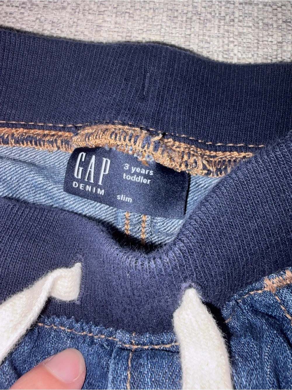 Old Navy Kids Denim and Gray Pants - Blue and Gray Mix bundle